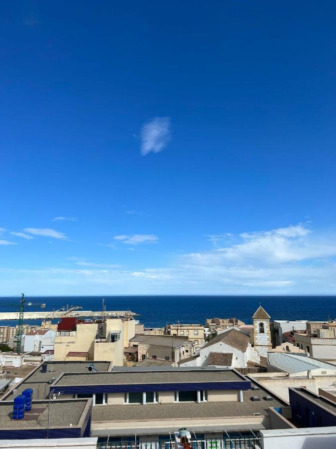 Atico Duplex Con Vista Mar Y Terraza Privada A 200M De La Playa Hasta 6 Personas Apartment Garrucha Luaran gambar